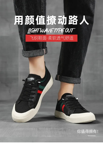 Luxury Men‘s Casual Shoes Fashion Sneakers for Men Light Mesh Breathable Outdoor Walking Loafers Male Flats Zapatos Para Hombres