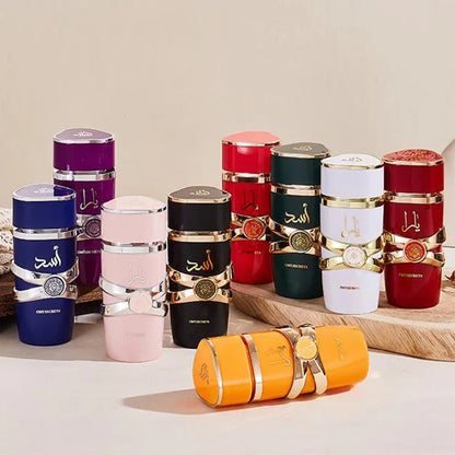 Brand Arab Perfume Women Secret Fragrance Popular Laf Perfum Unisex Dubai Eau De Toilette Romant Charm Perfum Gift Box Deodorant