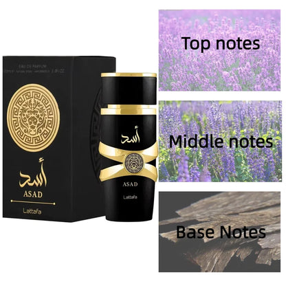 100ml Original Lattafa Perfumes Asad Yara Tous Candy Moi Perfume Eau De Parfum Fresh Fruit  Note Cologne Fragrance for Women Men
