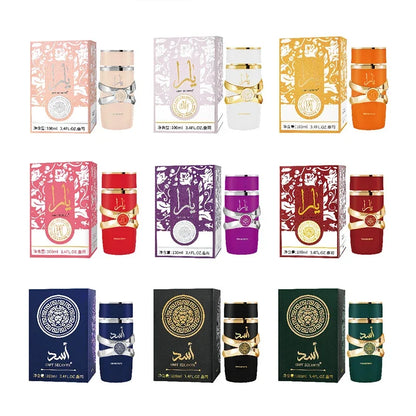 Brand Arab Perfume Women Secret Fragrance Popular Laf Perfum Unisex Dubai Eau De Toilette Romant Charm Perfum Gift Box Deodorant