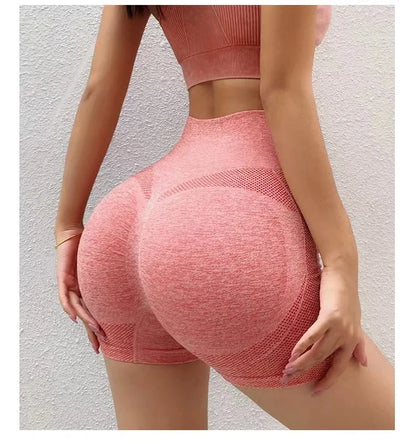 Women Yoga Shorts High Waist Workout Shorts Fitness Yoga Lift Butt Fitness Ladies Yoga Gym Running Short Pants Sportswear