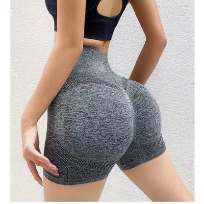 Women Yoga Shorts High Waist Workout Shorts Fitness Yoga Lift Butt Fitness Ladies Yoga Gym Running Short Pants Sportswear
