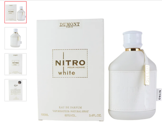 Nitro White Eau de Parfum 100ml For Men by Dumont